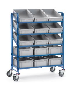 Eurobakkenwagen 1398 met 5 etages met rand (Inclusief Eurobakken)