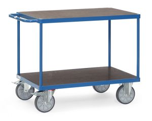 Zware tafelwagens met watervaste platformen 1000 x 700 mm