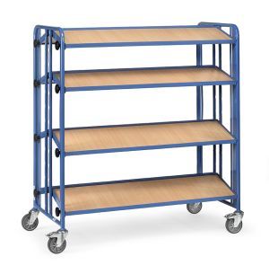 Bakkenwagen 2891 met 3 kantelbare etages van hout (dubbelzijdige uitvoering)