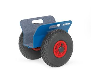 Platenroller 4157 met klemplaten 95 mm (massief rubber wielen)