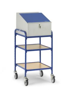 Verrijdbare kast 5844 met schrijfblad