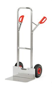 Aluminium steekwagen A 1326 L met luchtbanden