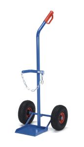 Gasflessenwagen 51101 met massief rubberen banden (voor 1 gasfles á 20-50 liter)