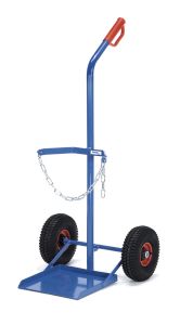 Gasflessenwagen 51121 met massief rubberen banden (voor 1 propaangasfles á 33 kg)