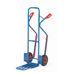Stalen steekwagen opklapbaar K 1331 L met luchtbanden