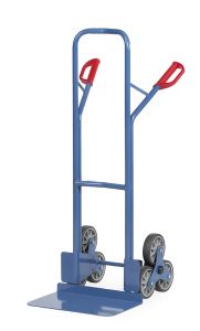 Stalen trappensteekwagen TK 1326 met driearmige wielsets van TPE rubber